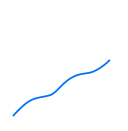 Chart growth icon — stronger eCPM and higher ad fill-rate for mobile game monetization on CAS.AI platform