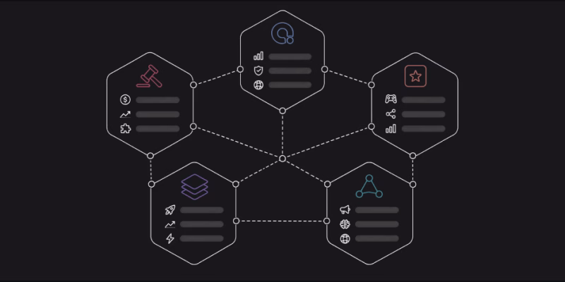 Infographic illustrating key features and ecosystem components of top Google AdMob alternatives.